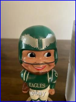 Vintage Philadelphia Eagles Mascot Team in Motion Nodder Bobblehead 1968 WithBox