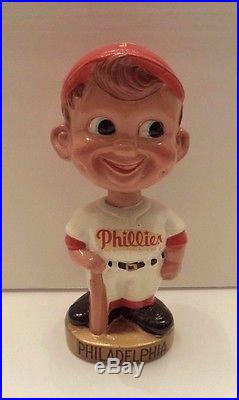 Vintage Philadelphia Phillies Bobblehead 1960's Japan Nodder EX