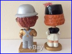 Vintage Pittsburg Steelers Kissing Couple Bobble Heads