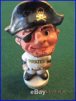 Vintage Pittsburgh Pirates Bobble Head, 1960's Bucco