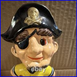 Vintage Pittsburgh Pirates Bobble Head Baseball Figurine Yellow Uniform