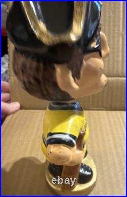 Vintage Pittsburgh Pirates Bobble Head Baseball Figurine Yellow Uniform