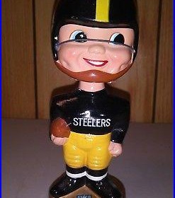 Vintage Pro Novelty Pittsburgh Steelers Bobblehead Nodder Japan Great Shape