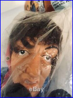 Vintage Punching Puppet Rocky Movie Toy Sylvester Stallone Doll Bobblehead 1970s