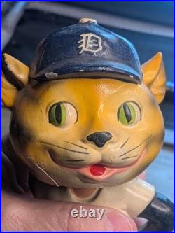Vintage RARE Baseball Detroit Tigers Mascot Bobble Head Nodder 1961 Japan
