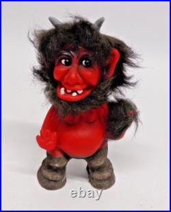 Vintage Rare 1960's Helcio Western Germany Nodder Bobble Head Devil 7 High