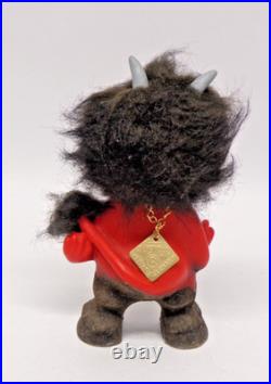 Vintage Rare 1960's Helcio Western Germany Nodder Bobble Head Devil 7 High