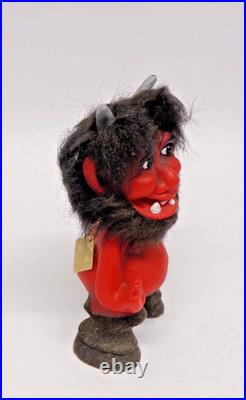 Vintage Rare 1960's Helcio Western Germany Nodder Bobble Head Devil 7 High