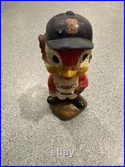 Vintage Rare 1960s St Louis Cardinals Bobblehead Nodder Bobble head Fred Bird