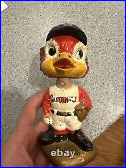 Vintage Rare 1960s St Louis Cardinals Bobblehead Nodder Bobble head Fred Bird