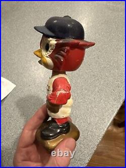 Vintage Rare 1960s St Louis Cardinals Bobblehead Nodder Bobble head Fred Bird