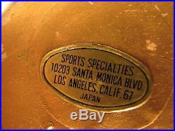 Vintage Rare Bobble Head Nodder Chicago BlackHawks Gold Base Sports Specialties