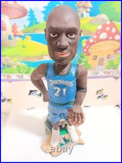 Vintage Rare Minnesota Timberwolves 10 Kevin Garnett #21 Bobble Head Glass