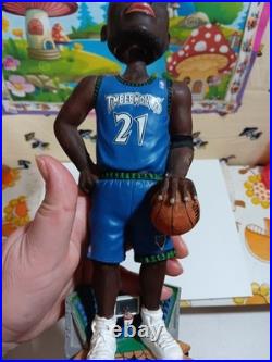 Vintage Rare Minnesota Timberwolves 10 Kevin Garnett #21 Bobble Head Glass
