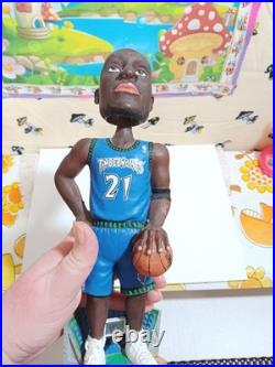 Vintage Rare Minnesota Timberwolves 10 Kevin Garnett #21 Bobble Head Glass