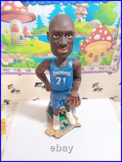 Vintage Rare Minnesota Timberwolves 10 Kevin Garnett #21 Bobble Head Glass