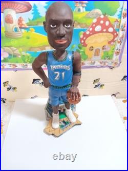 Vintage Rare Minnesota Timberwolves 10 Kevin Garnett #21 Bobble Head Glass