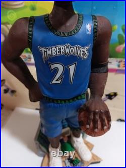 Vintage Rare Minnesota Timberwolves 10 Kevin Garnett #21 Bobble Head Glass