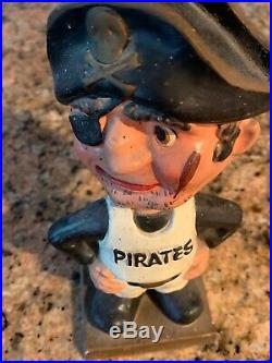 Vintage Rare Pittsburgh Pirates Mascot Bobble Head Mlb Baseball Bobblehead