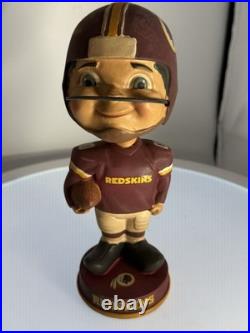 Vintage Rare Washington Legends Of The Field Redskins Retro Bobblehead 7.5