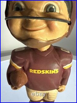Vintage Rare Washington Legends Of The Field Redskins Retro Bobblehead 7.5