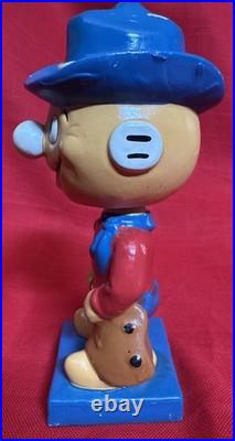 Vintage Reddy Kilowatt Bobblehead Nodder 1960s Original Electricity Advertising