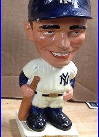 Vintage Roger Maris Yankees Baseball Bobble Head BobbleHead 1961 1962 Nodder