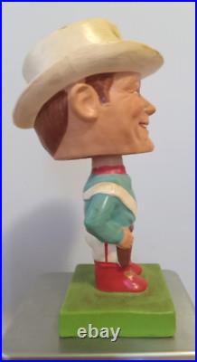 Vintage Roy Rogers 7 Tall Nodder Bobble Head Bobbing Head Exc Con 1962