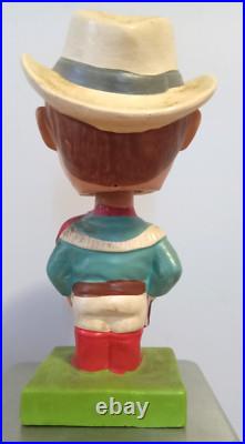 Vintage Roy Rogers 7 Tall Nodder Bobble Head Bobbing Head Exc Con 1962
