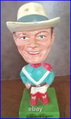 Vintage Roy Rogers 7 Tall Nodder Bobble Head Bobbing Head Exc Con 1962