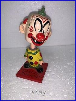 Vintage Rumpus Room Clown Bobblehead St Pierre & Patterson 1961 Only Clowning