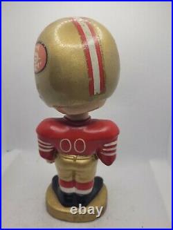 Vintage San Francisco 49ers Mascot 1965 Gold base Nodder Bobblehead Japan