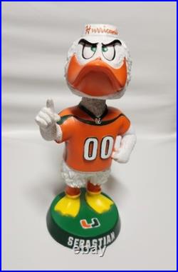 Vintage Sebastian Mascot University Miami Hurricanes Bobblehead Vintage Sebastian Mascot University Miami Hurricanes Bobblehead
