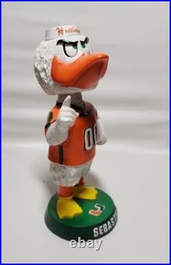 Vintage Sebastian Mascot University Miami Hurricanes Bobblehead Vintage Sebastian Mascot University Miami Hurricanes Bobblehead