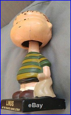 Vintage Snoopy Peanuts Gang Bobblehead Nodder Paper Mache Lego Schulz Japan-rare