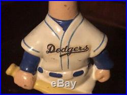 Vintage Sports Nodder Dodgers Weirdo Crybaby Baseball Bobbing Head 1960's