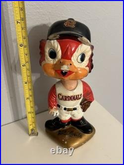 Vintage Sports Specialities 1960s St Louis Cardinals Fred Bird Bobble Head