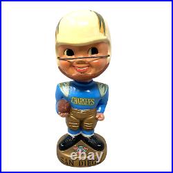 Vintage Sports Specialities 1967 AFL NFL San Diego Chargers Gold Base Bobblehead