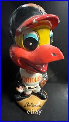 Vintage Sports Specialties Bobblehead Nodder Baltimore Orioles Gold Base Vintage Sports Specialties Bobblehead Nodder Baltimore Orioles Gold Base