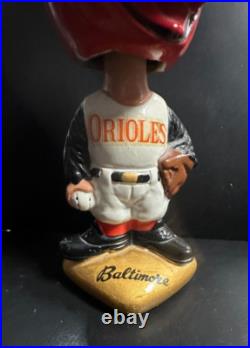 Vintage Sports Specialties Bobblehead Nodder Baltimore Orioles Gold Base Vintage Sports Specialties Bobblehead Nodder Baltimore Orioles Gold Base