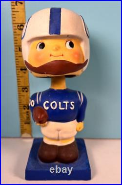 Vintage Square Base Baltimore Colts Football Bobblehead Nodder Made in Japan Vintage Square Base Baltimore Colts Football Bobblehead Nodder Made in Japan