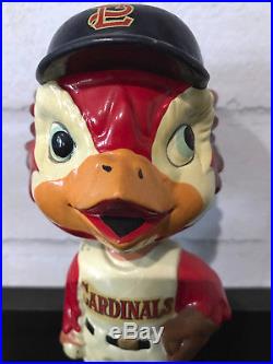Vintage St. Louis Cardinals Baseball Bobble Head BobbleHead Nodder 1960's Japan