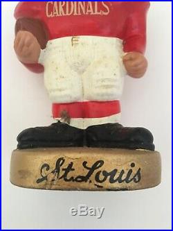 Vintage St Louis Cardinals Bobble Head Nodder Japan 1960s Gold Base