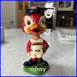 Vintage St. Louis Cardinals Fredbird Fred Bobble head 1962 Japan S. S. Corp