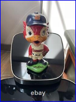 Vintage St. Louis Cardinals Fredbird Fred Bobble head 1962 Japan S. S. Corp