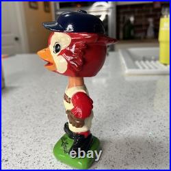 Vintage St. Louis Cardinals Fredbird Fred Bobble head 1962 Japan S. S. Corp