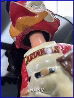 Vintage St. Louis Cardinals Fredbird Fred Bobble head 1962 Japan S. S. Corp
