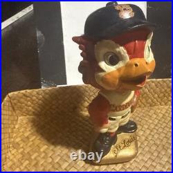 Vintage St. Louis Cardinals Fredbird Fred Bobble head 1962 Japan S. S. Corp