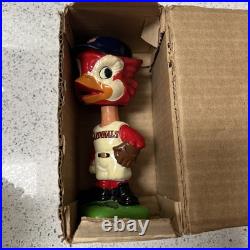 Vintage St. Louis Cardinals Fredbird Fred Bobble head 1962 Japan S. S. Corp