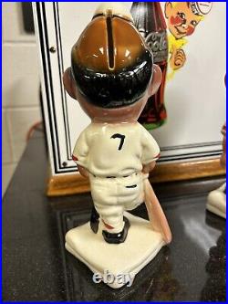 Vintage Stanford Pottery Brooklyn Dodgers Bum Mascot Baseball Bank-Nice Shape